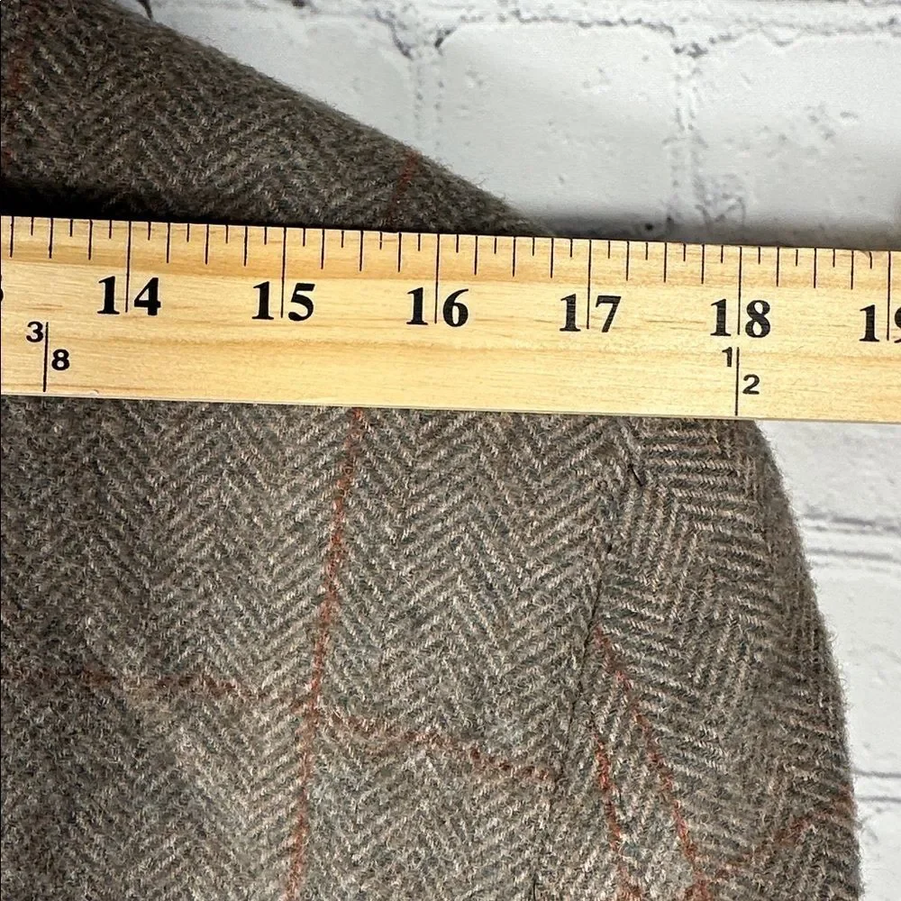 Brooks Brothers Camel Hair Blazer‎ Sport Coat Made in USA Chevron